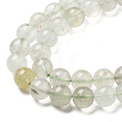 Natural Green Beryl Beads Strands G-F787-01-8mm-1