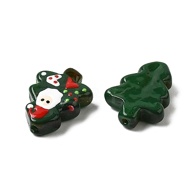 Christmas Theme Handmade Lampwork Beads LAMP-I027-07-01-1