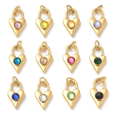 Ion Plating(IP) 304 Stainless Steel with Rhinestone Pendants STAS-G351-10G-1