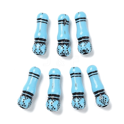 Opaque Acrylic Beads OACR-G016-05-1