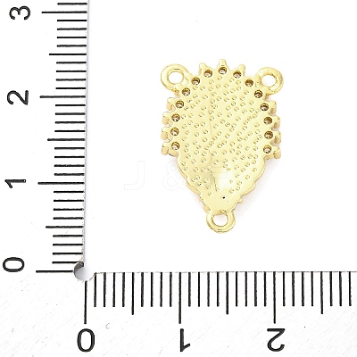 Brass Clear Cubic Zirconia Virgin Mary Chandelier Component Links KK-D325-07G-04-1