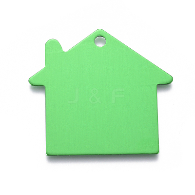 Pet Aluminium Pendants ALUM-I002-04-1