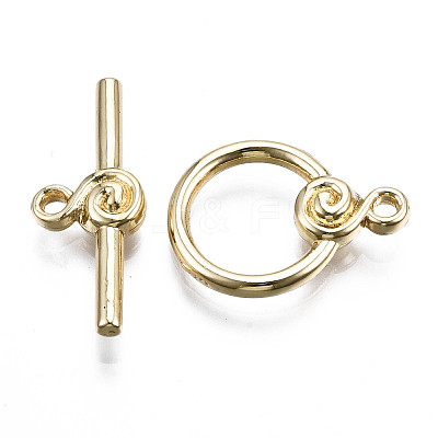 Alloy Toggle Clasps PALLOY-T075-88G-NR-1