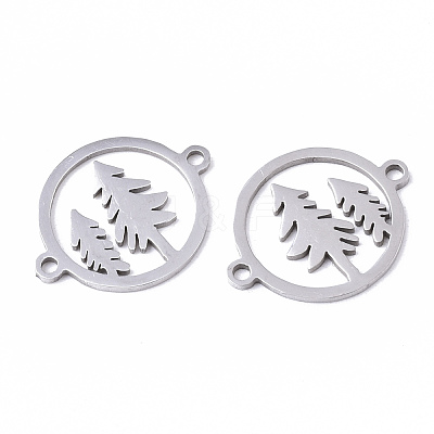 Tarnish Resistant Christmas 201 Stainless Steel Links Connectors STAS-N091-119-1