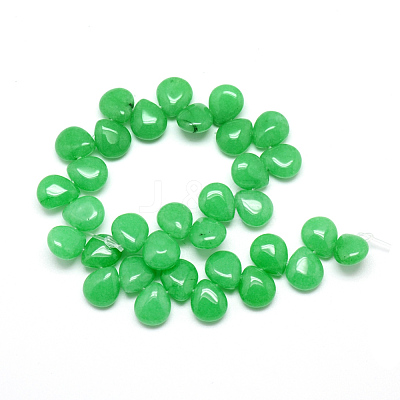 Natural White Jade Pendant Beads Strands X-G-T005-11-1