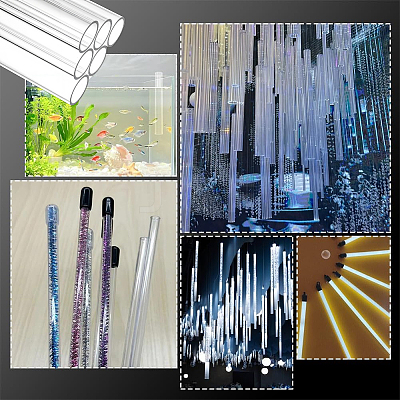 Acrylic Round Tube OACR-WH0056-007F-1