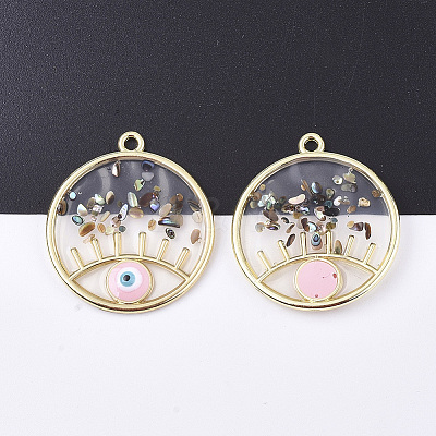 Epoxy Resin Pendants LS-X-RESI-S365-76E-1