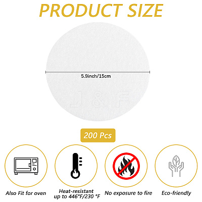 Oil Proof Parchment Paper Sheets AJEW-WH20042-46C-01-1