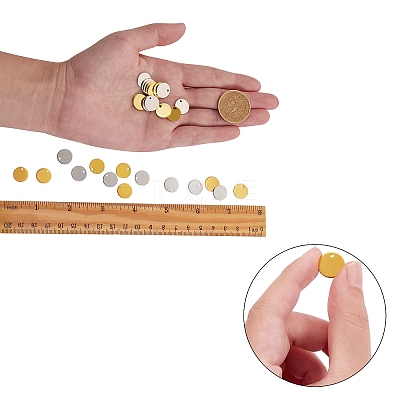 30Pcs 2 Colors Brass Charms KK-SZ0001-32-1