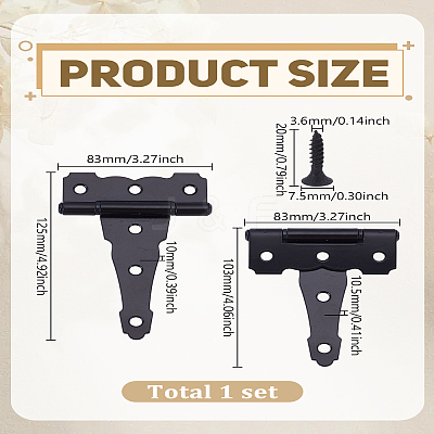 Iron Hinge FIND-WH0126-870-1