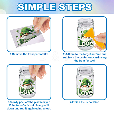 18Pcs Plastic Silhouette Paper DIY-WH0610-019-1
