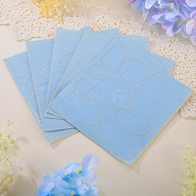 5 Sheets Denim Self-adhesive Patches PATC-TA0001-61A-1