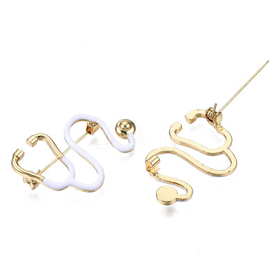 Stethoscope Enamel Pin JEWB-N007-153-1