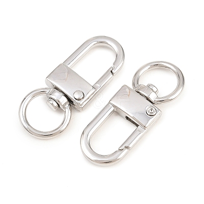 Alloy Swivel Claw Clasps PALLOY-P322-01P-1