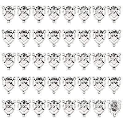 40Pcs Tibetan Style Alloy Chandelier Component Links FIND-MA0001-19-1