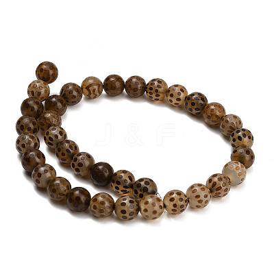 Tibetan Style dZi Beads Strands GG-NH0001-A02-10MM-1