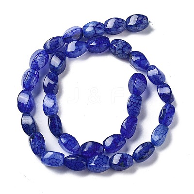 Natural Dragon Veins Agate Beads Strands G-G172-01Q-1