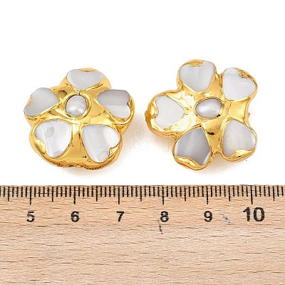 Natural Pearl & White Shell Beads KK-H516-10G-1