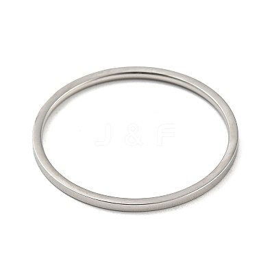 Non-Tarnish 304 Stainless Steel Simple Plain Band Finger Ring for Women Men RJEW-F152-05P-B-1