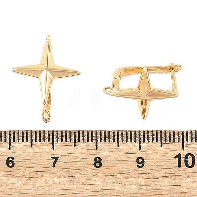 SHEGRACE Brass Hoop Earring Findings XGRQ79307-948G-1