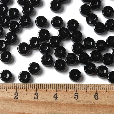 Opaque Colours Glass Seed Beads SEED-E001-P3x6mm-10-1