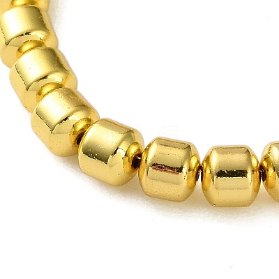 Electroplated Synthetic Non-magnetic Hematite Beads Strands G-C248-C01-4mm-01-1