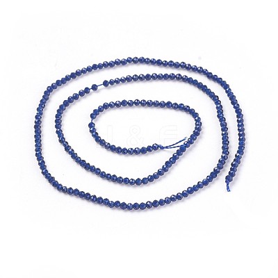 Transparent Glass Beads Strands GLAA-F094-A16-1