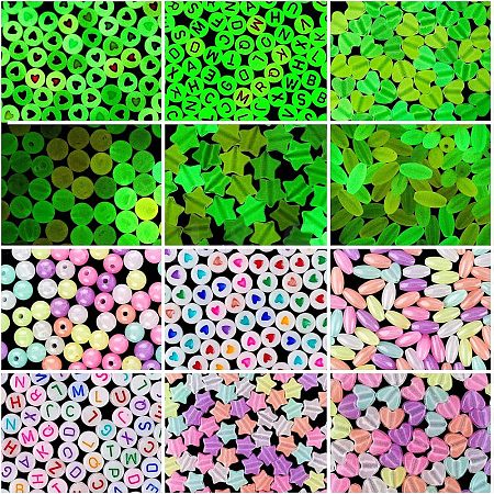 Luminous Acrylic Beads TACR-NB0001-06-1