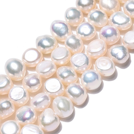 Natural Cultured Freshwater Pearl Beads Strands PEAR-N014-06F-01-1