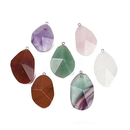 Natural Mixed Stone Pendants G-C140-06-1