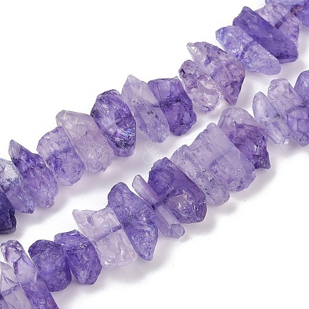 Natural Crackle Quartz Beads Strands G-R012-B06-06-1