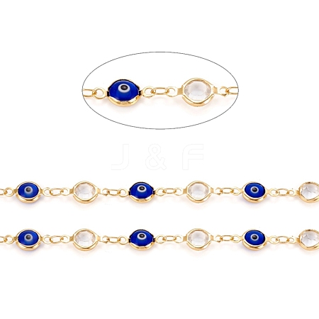 3.28 Feet Handmade Brass Link Chains X-CHC-D026-07G-1