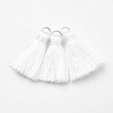 Nylon Tassels Pendant Decorations HJEW-L013-12-1