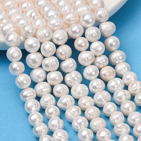 Natural Cultured Freshwater Pearl Beads Strands PA-CBABE82-06A-1