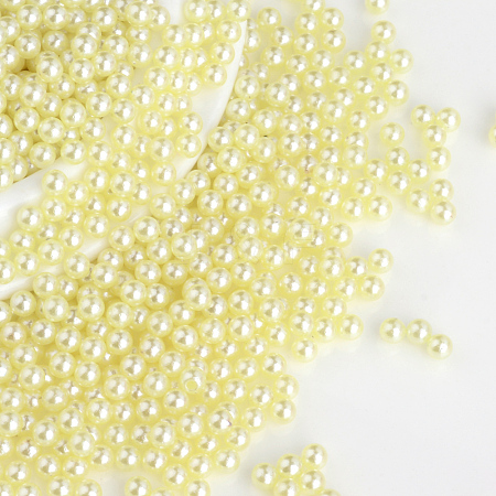 Imitation Pearl Acrylic Beads OACR-S011-7mm-Z22-1