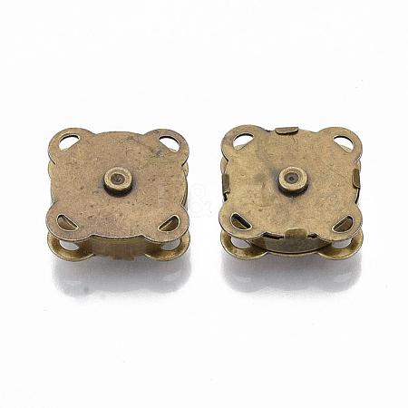 Iron Purse Snap Clasps IFIN-R203-68AB-1
