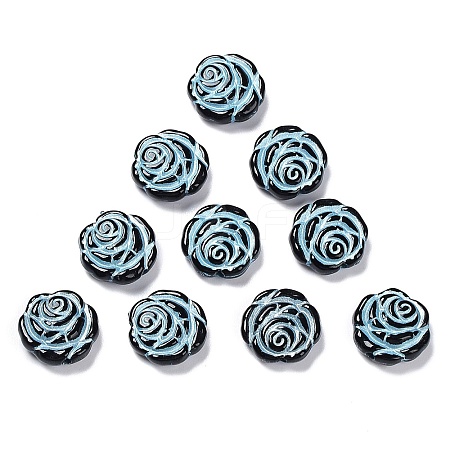 Opaque Acrylic Beads LS-OACR-G016-09B-1
