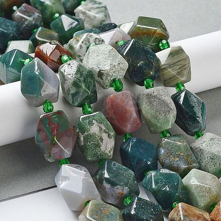 Natural Indian Agate Beads Strands G-C182-29-02-1
