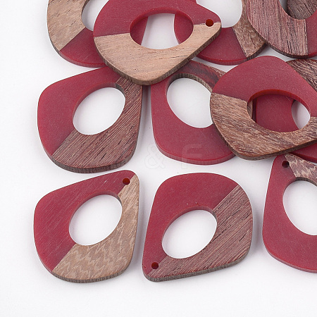 Resin & Wood Pendants X-RESI-S358-06D-1