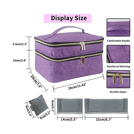 Polyester Sewing Accessories Storage Bag for Sewing Supplies PW-WG032D4-02-1