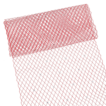 Polyester Bridal Veils DIY-WH0622-072D-1