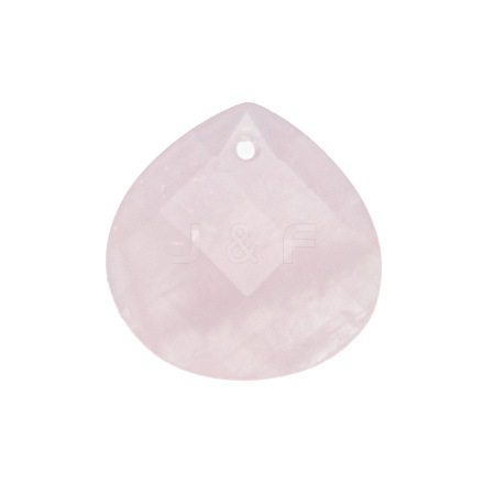 Natural Rose Quartz Pendants PW-WGA3F55-05-1