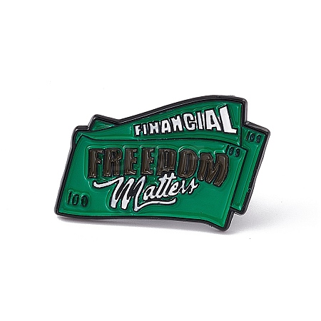 Dollar Money Enamel Pin JEWB-A005-10-03-1