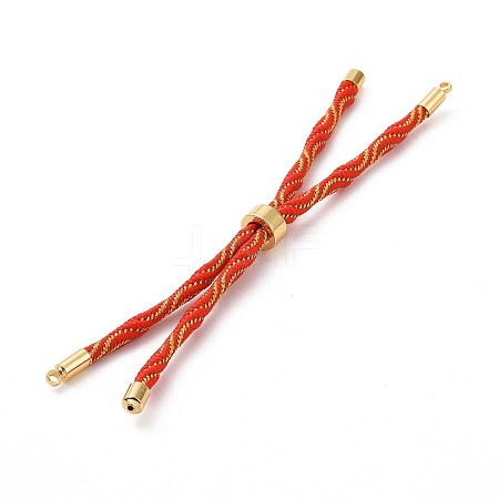 Nylon Cord Silder Bracelets MAK-C003-03G-12-1