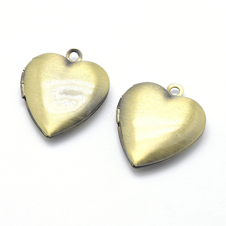 Brass Locket Pendants KK-F717-43AB-NR-1