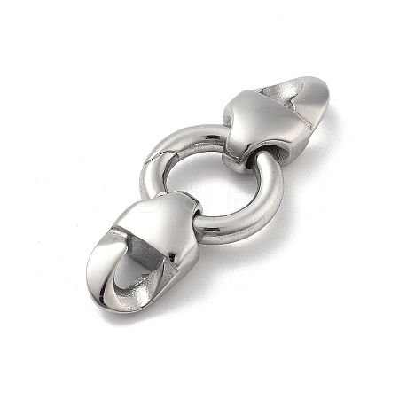 304 Stainless Steel Spring Gate Rings STAS-V008-29P-1