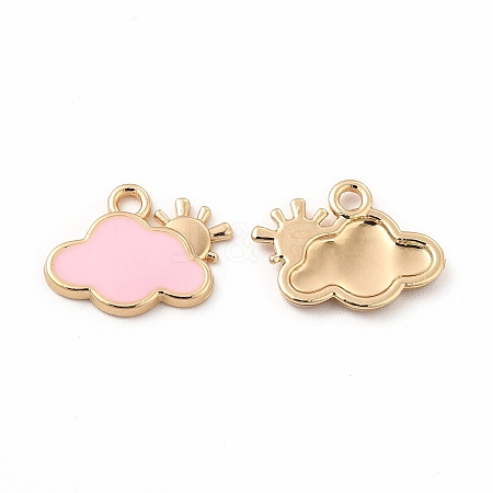 Alloy Enamel Charms FIND-A025-18G-02-1