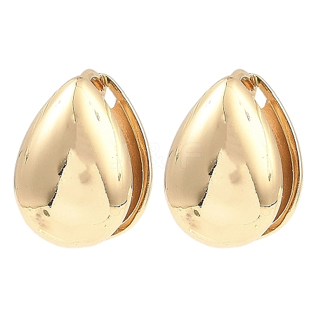 Brass Hoop Earrings EJEW-I289-53B-KCG-1