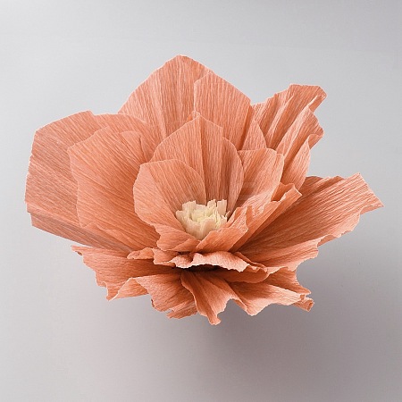 Crepe Paper Flowers Decoration for Wall AJEW-WH0415-43B-09-1
