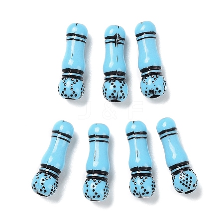 Opaque Acrylic Beads OACR-G016-05-1